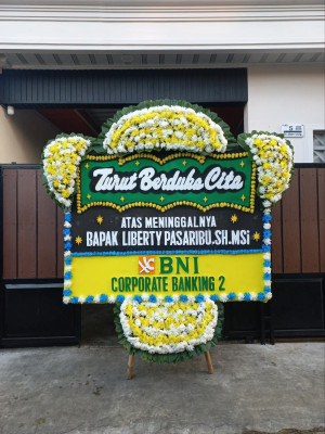 Papan Bunga Duka di Krobokan