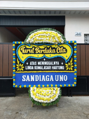 Papan Bunga Duka di Krobokan